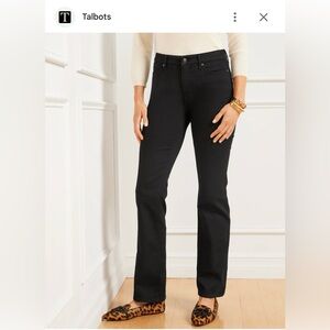 Talbots Women's Barely Boot Cut Jeans